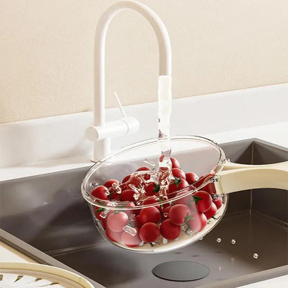 Foldable Drain Basket 2-in-1 Multipurpose & Smart
