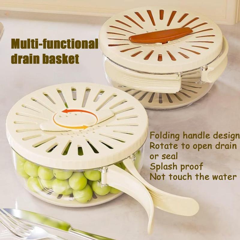 Foldable Drain Basket 2-in-1 Multipurpose & Smart