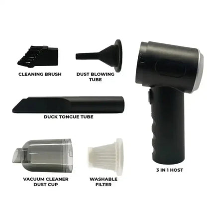 Explore 3-in-1 Cleaning: Wireless Vacuum, Duster, Blower