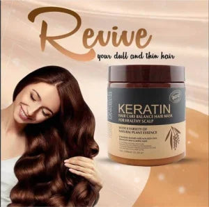 Duo Hair Nourishment Deal: Keratin Hair Mask & Serum Treatment