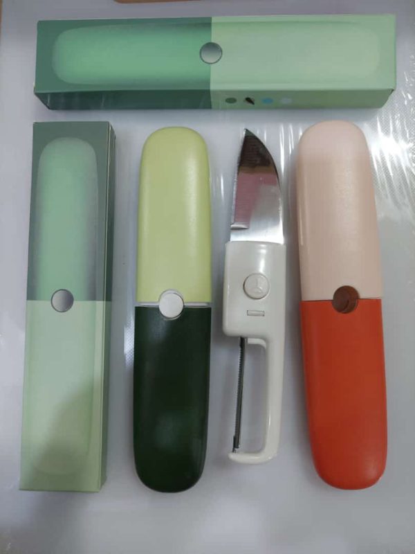 Stainless Steel 2-in-1 Fruit Cutting Knife with Peeler