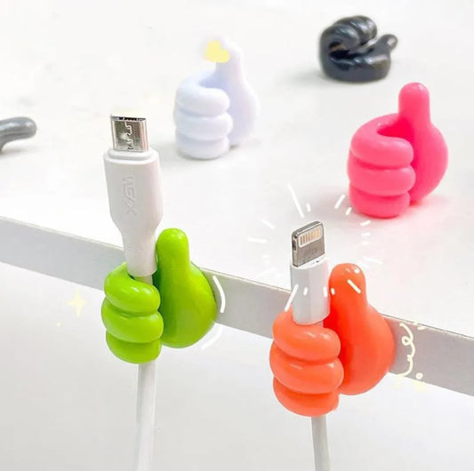 Silicone Thumb Hooks Set of 10 for Wall Decoration