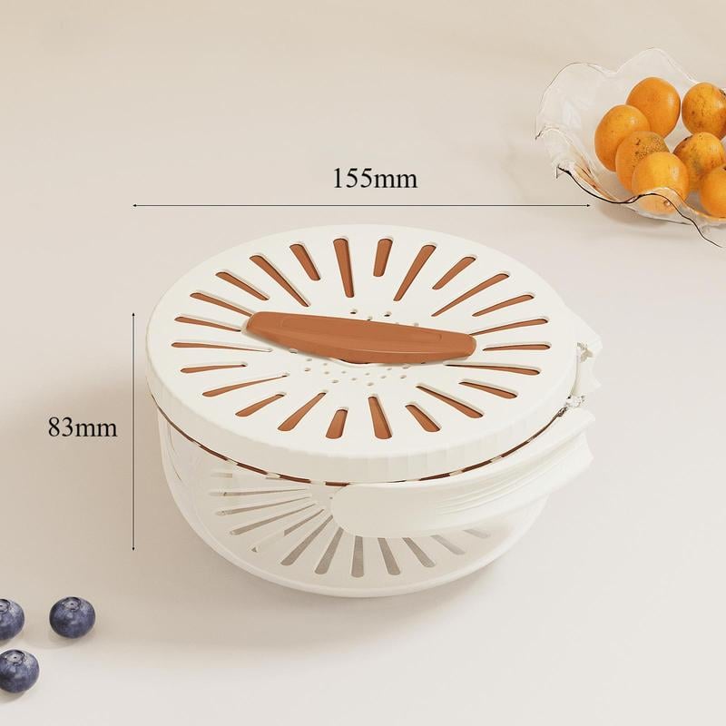 Foldable Drain Basket 2-in-1 Multipurpose & Smart