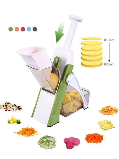 4-in-1 Vegetable Cutter: Adjustable, Multi-functional Kitchen Tool