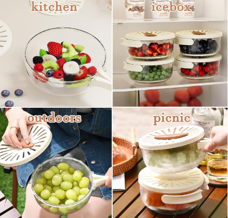 Foldable Drain Basket 2-in-1 Multipurpose & Smart