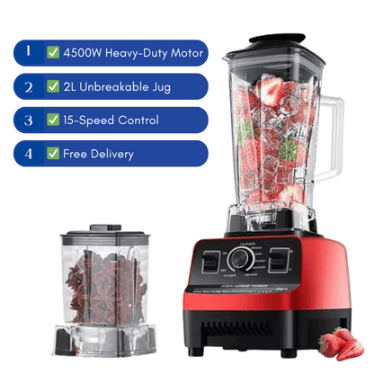 Silver Crest Heavy Duty Powerful Blender 2 in 1 - German Made