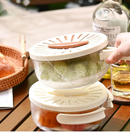 Foldable Drain Basket 2-in-1 Multipurpose & Smart